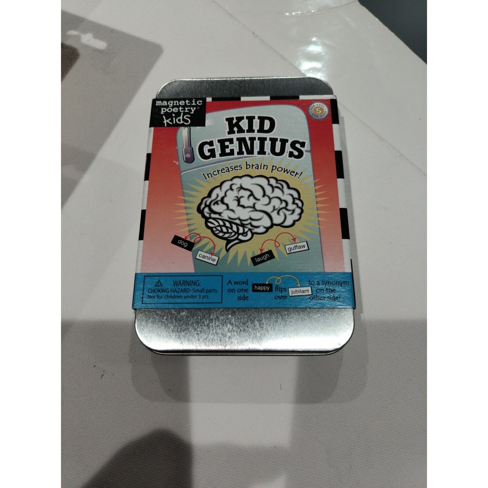 Magnetic Poetry Kids,  KID GENIUS Words For Creative Fun Learning Toy Synonyms